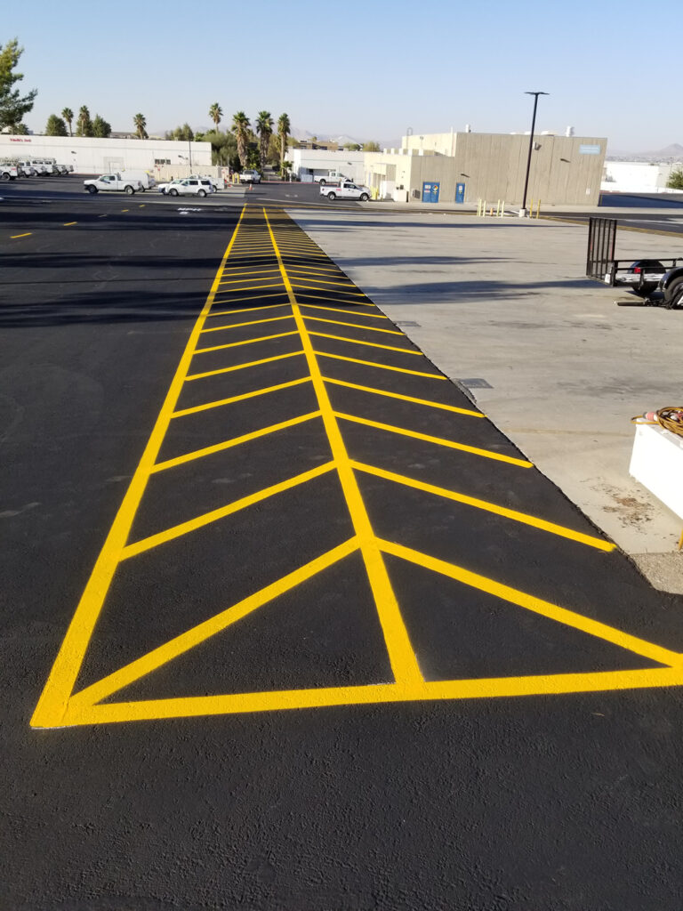 WHITE STRIPES STRIPING COMPANY ON RANK IN THE CITY | ASPHALT STRIPING, PARKING LOT STRIPING, SEAL COATING SERVICES